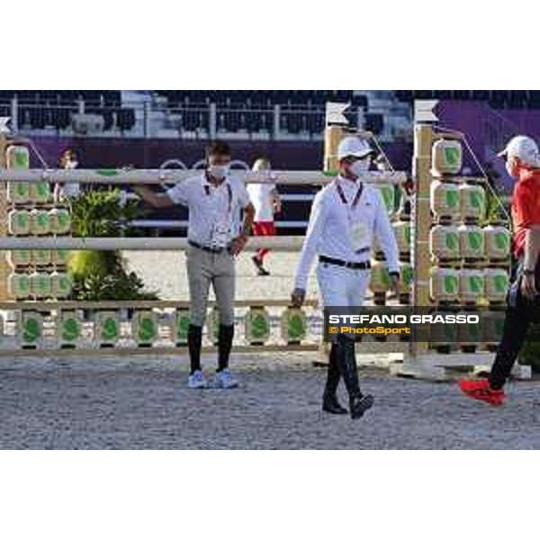 Tokyo 2020 Olympic Games - Show Jumping Individual Final - Course Walking - Ben Maher Tokyo, Equestrian Park - 04 August 2021 Ph. Stefano Grasso