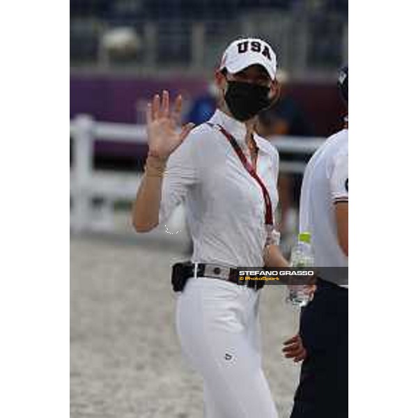 Tokyo 2020 Olympic Games - Show Jumping Team 1st Qualifier - Course walking - Jessica Springsteen Tokyo, Equestrian Park - 06 August 2021 Ph. Stefano Grasso