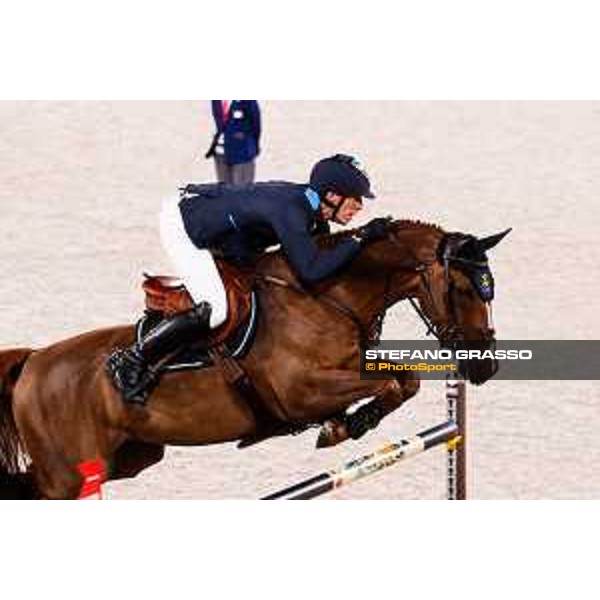 Tokyo 2020 Olympic Games - Show Jumping Team 1st Qualifier - Henrik von Eckermann on King Edward Tokyo, Equestrian Park - 06 August 2021 Ph. Stefano Grasso