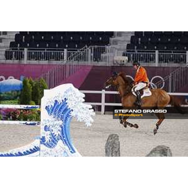 Tokyo 2020 Olympic Games - Show Jumping Team 1st Qualifier - Harrie Smolders on Bingo du Parc Tokyo, Equestrian Park - 07 August 2021 Ph. Stefano Grasso