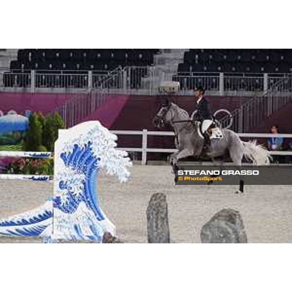 Tokyo 2020 Olympic Games - Show Jumping Team 1st Qualifier - Mathieu Billot on Quel Filou 13 Tokyo, Equestrian Park - 07 August 2021 Ph. Stefano Grasso