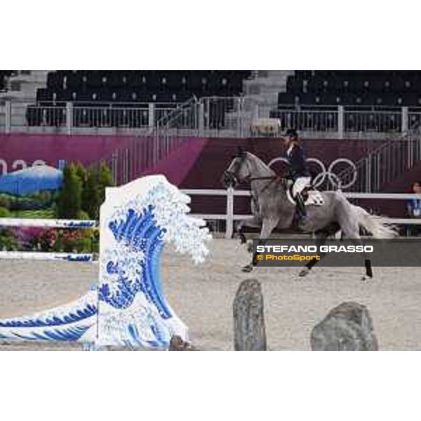 Tokyo 2020 Olympic Games - Show Jumping Team 1st Qualifier - Mathieu Billot on Quel Filou 13 Tokyo, Equestrian Park - 07 August 2021 Ph. Stefano Grasso