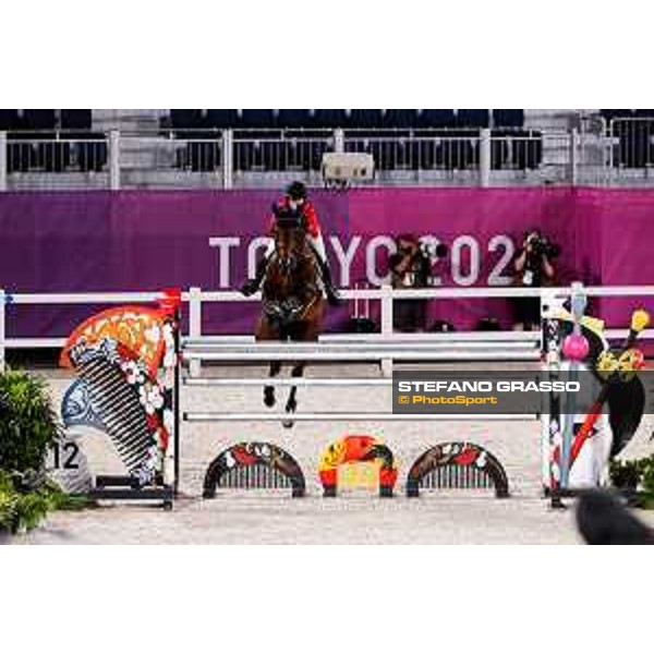 Tokyo 2020 Olympic Games - Show Jumping Team 1st Qualifier - Jessica Springsteen on Don Juan van de Donkhoeve Tokyo, Equestrian Park - 06 August 2021 Ph. Stefano Grasso