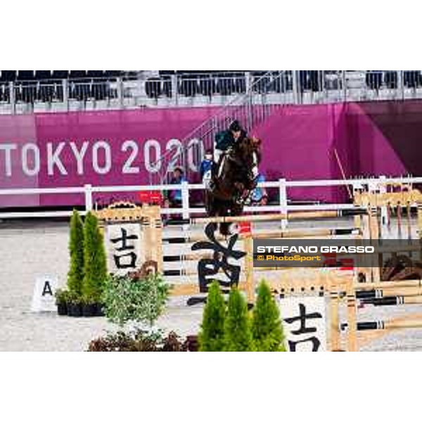 Tokyo 2020 Olympic Games - Show Jumping Team 1st Qualifier - Pedro Veniss on Quabri de l Isle Tokyo, Equestrian Park - 06 August 2021 Ph. Stefano Grasso