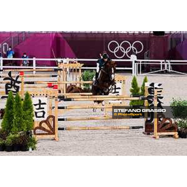 Tokyo 2020 Olympic Games - Show Jumping Team 1st Qualifier - Pedro Veniss on Quabri de l Isle Tokyo, Equestrian Park - 06 August 2021 Ph. Stefano Grasso
