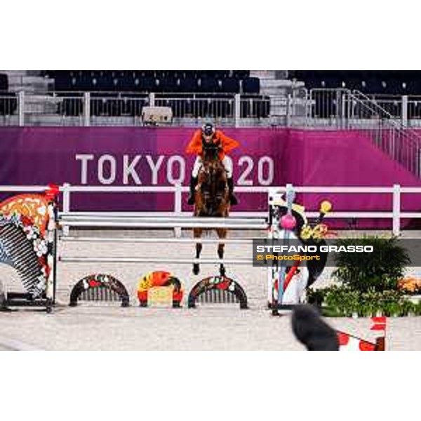 Tokyo 2020 Olympic Games - Show Jumping Team 1st Qualifier - Marc Houtzager on Dante Tokyo, Equestrian Park - 06 August 2021 Ph. Stefano Grasso