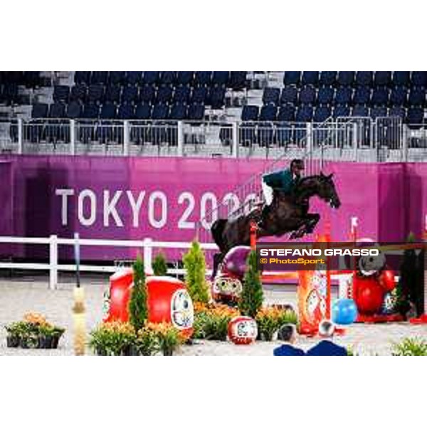 Tokyo 2020 Olympic Games - Show Jumping Team 1st Qualifier - Abdelkebir Ouaddar on Istanbull v.h Ooievaarshof Tokyo, Equestrian Park - 06 August 2021 Ph. Stefano Grasso