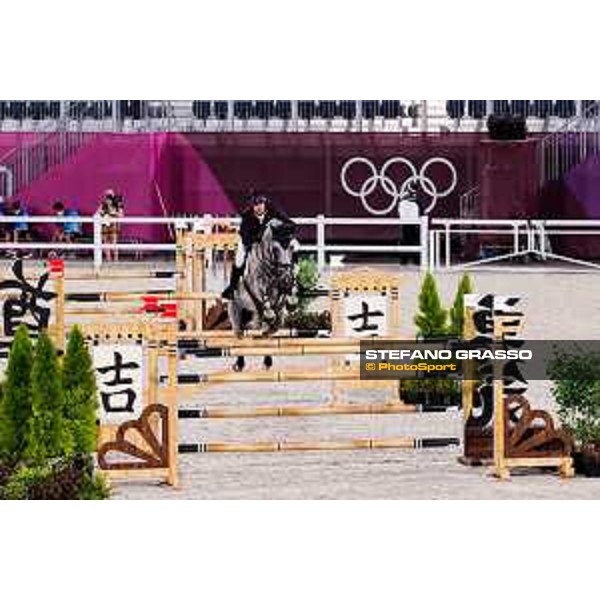Tokyo 2020 Olympic Games - Show Jumping Team 1st Qualifier - Mathieu Billot on Quel Filou 13 Tokyo, Equestrian Park - 06 August 2021 Ph. Stefano Grasso
