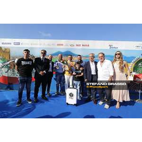 Alessandro Gocciadoro and Vernissage Grif wins the 3rd heat of 72° Gran Premio Lotteria Napoli - Agnano, 3 October 2021 Ph. Stefano Grasso/Ippodromi Partenopei