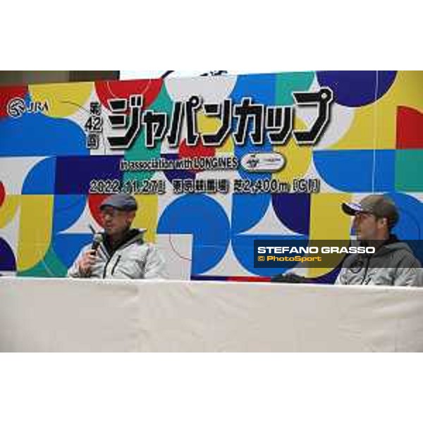 Japan Cup of Tokyo - - Tokyo, Fuchu racecourse - 24 November 2022 - ph.Stefano Grasso/Longines/Japan Cup Press conference - Gianluca Bietolini and Maxime Guyon