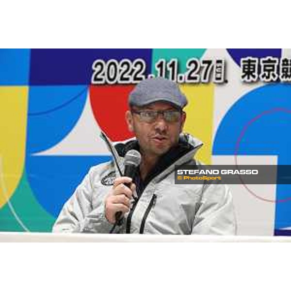 Japan Cup of Tokyo - - Tokyo, Fuchu racecourse - 24 November 2022 - ph.Stefano Grasso/Longines/Japan Cup Press conference - Gianluca Bietolini