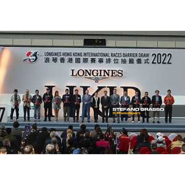 LHKIR 2022 of Hong Kong - - Hong Kong, Sha Tin racecourse The barrier draw of LHKIR - 8 December 2022 - ph.Stefano Grasso/Longines/LHKIR 2022