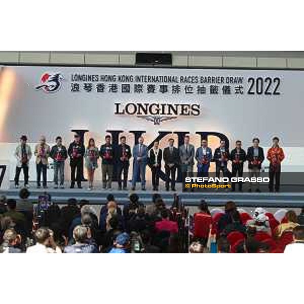 LHKIR 2022 of Hong Kong - - Hong Kong, Sha Tin racecourse The barrier draw of LHKIR - 8 December 2022 - ph.Stefano Grasso/Longines/LHKIR 2022