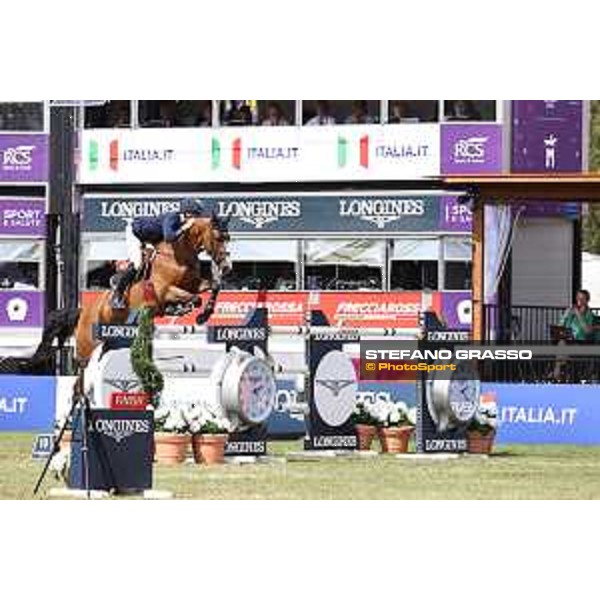 FEI Jumping European Championship - Milano, Milano San Siro racecourse - 3 September 2023 - ph.Stefano Grasso von Eckermann Henrik from SWE riding Iliana