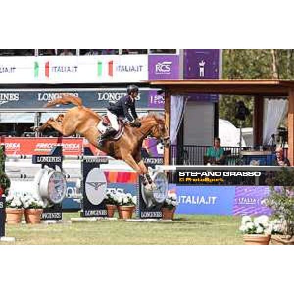 FEI Jumping European Championship - Milano, Milano San Siro racecourse - 3 September 2023 - ph.Stefano Grasso Epaillard Julien from FRA riding Dubai du Cedre