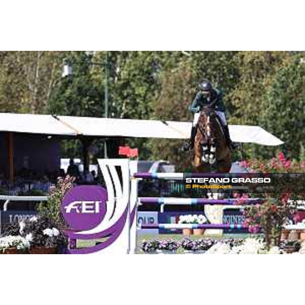 FEI Jumping European Championship - Milano, Milano San Siro racecourse - 1 September 2023 - ph.Stefano Grasso Breen Trevor from IRL riding Highland President