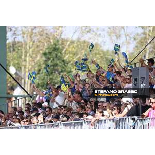 FEI Jumping European Championship - Milano, Milano San Siro racecourse - 1 September 2023 - ph.Stefano Grasso Swedish supporters