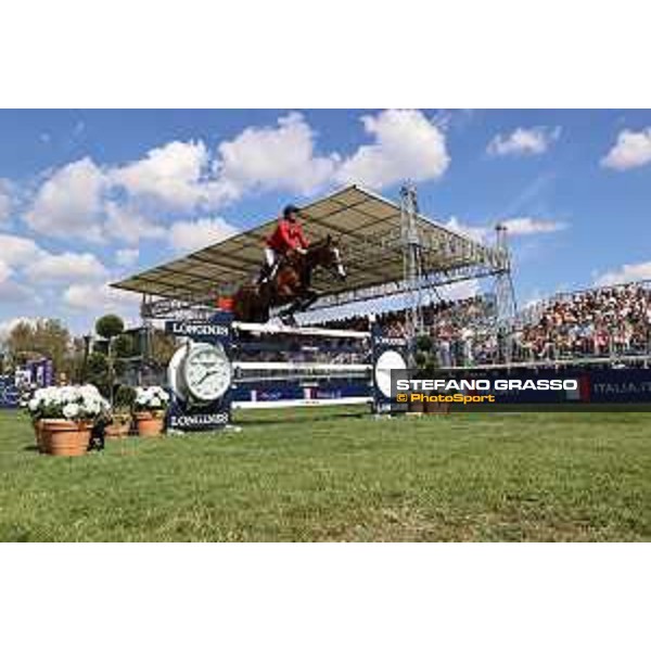 FEI Jumping European Championship - Milano, Milano San Siro racecourse - 1 September 2023 - ph.Stefano Grasso Guerdat Steve from SUI riding Dynamix de Belheme