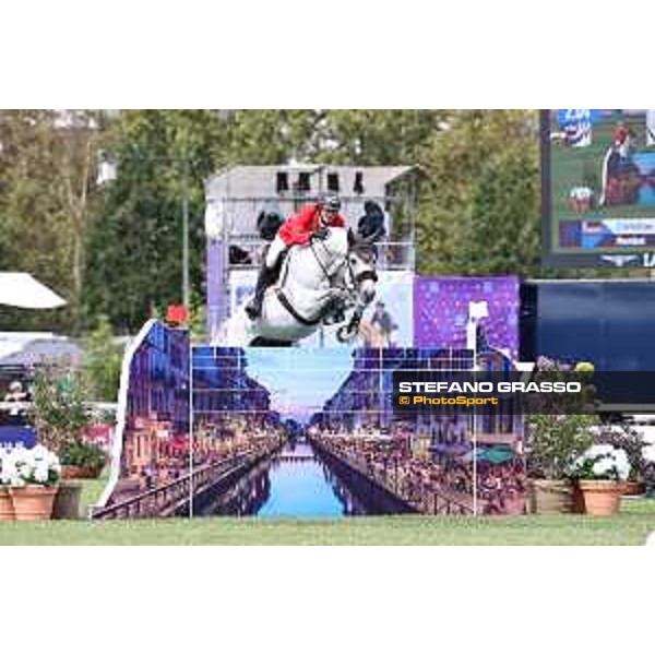 FEI Jumping European Championship - Milano, Milano San Siro racecourse - 31 August 2023 - ph.Stefano Grasso Kukuk Christian from GER riding Mumbai