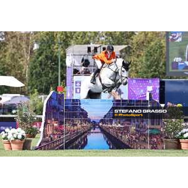 FEI Jumping European Championship - Milano, Milano San Siro racecourse - 31 August 2023 - ph.Stefano Grasso Vrieling Jur from NED riding Long John Silver 3 N.O.P.