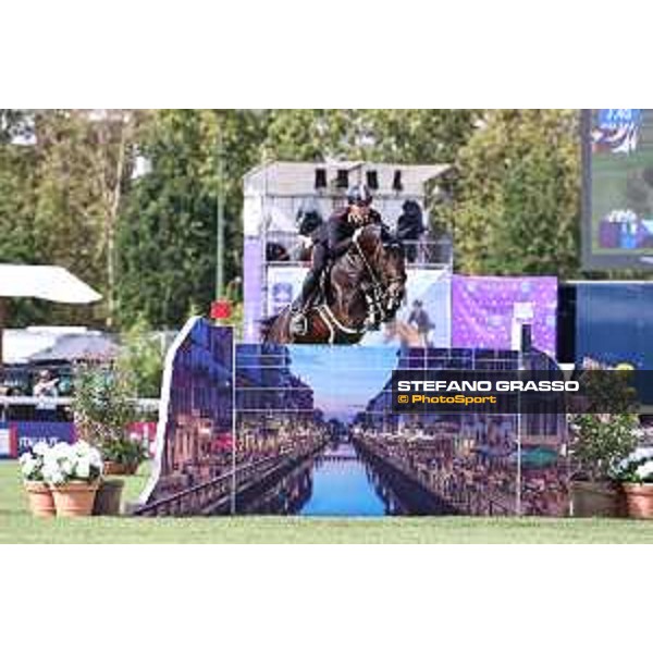 FEI Jumping European Championship - Milano, Milano San Siro racecourse - 31 August 2023 - ph.Stefano Grasso Gaudiano Emanuele from ITA riding Crack Balou