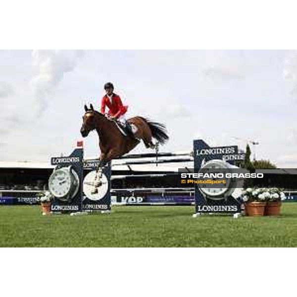 FEI Jumping European Championship - Milano, Milano San Siro racecourse - 31 August 2023 - ph.Stefano Grasso Bruynseels Niels from BEL riding Delux van T & L