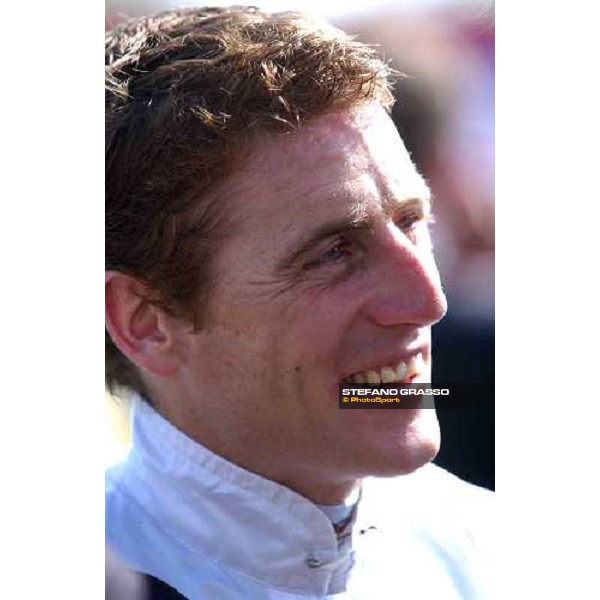 close up for Johnny Murtagh jockey of Soviet Song The Cantor Odds Sussex Stakes Glorious Goodwood 28 th july 2004 ph. Stefano Grasso