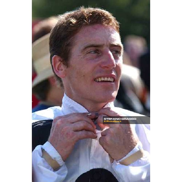 close up for Johnny Murtagh jockey of Soviet Song The Cantor Odds Sussex Stakes Glorious Goodwood 28 th july 2004 ph. Stefano Grasso