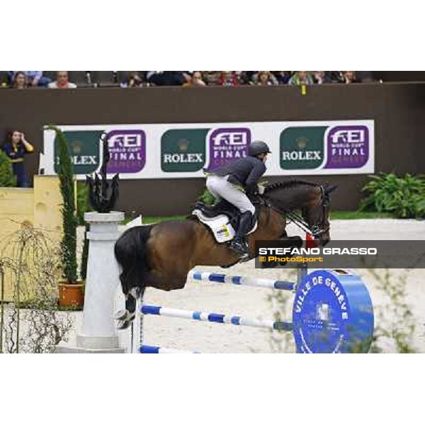 Marcus Ehning on Plot Blue wins the Rolex Fei World Cup final Geneva, 18th april 2010 ph. Stefano Grasso