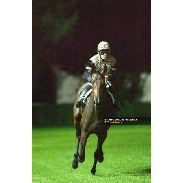 Mirco Demuro on Love Money owned by Roberto Cavalli Varese Le Bettole 7th august 2004 ph. Stefano Grasso