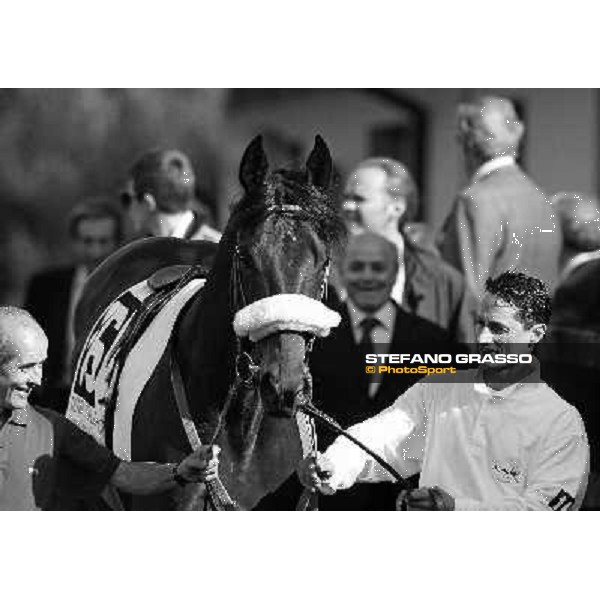 a close up for Worthadd winner of the 127° Derby Italiano Rome, 8th may 2010 ph. Stefano Grasso