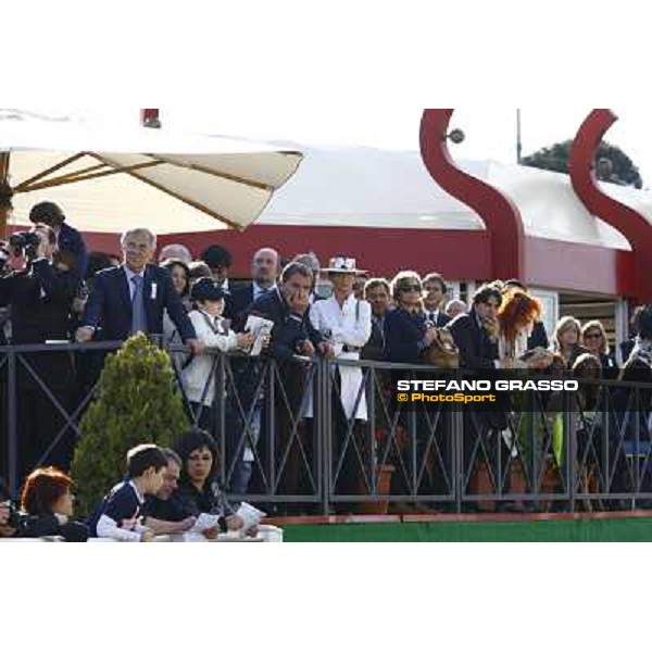 Vip guests at the 127° Derby Italiano Rome, Capannelle racetrack, 8th may 2010 ph. Stefano Grasso