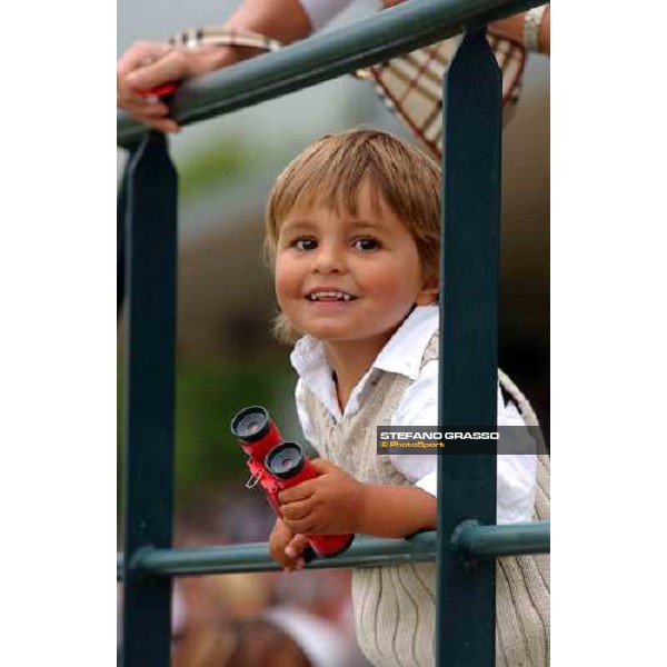 a young racegoer at Deauville - Deauville 21th august 2004 ph. Stefano Grasso