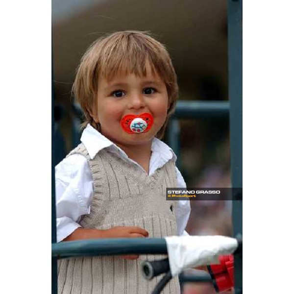 a young racegoer at Deauville - Deauville 21th august 2004 ph. Stefano Grasso