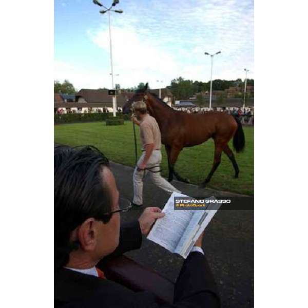 trainer Manfred Hofer at Deauville Yearlings\' Sales Deauville 21st august 2004 ph. Stefano Grasso