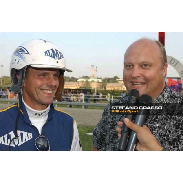 Leif Witasp and Jory Turja Milan San Siro racetrack 12th september 2004 ph. Stefano Grasso
