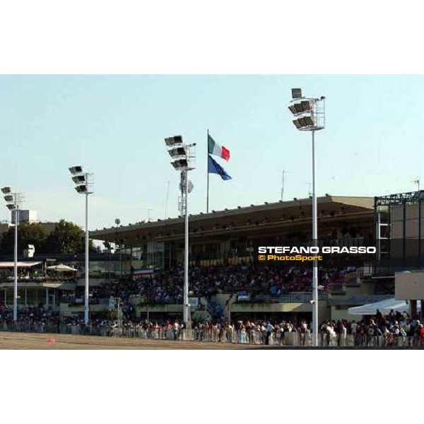 the new grandstand of Arcoveggio racetrack Bologna, 19th september 2004 ph. Stefano Grasso