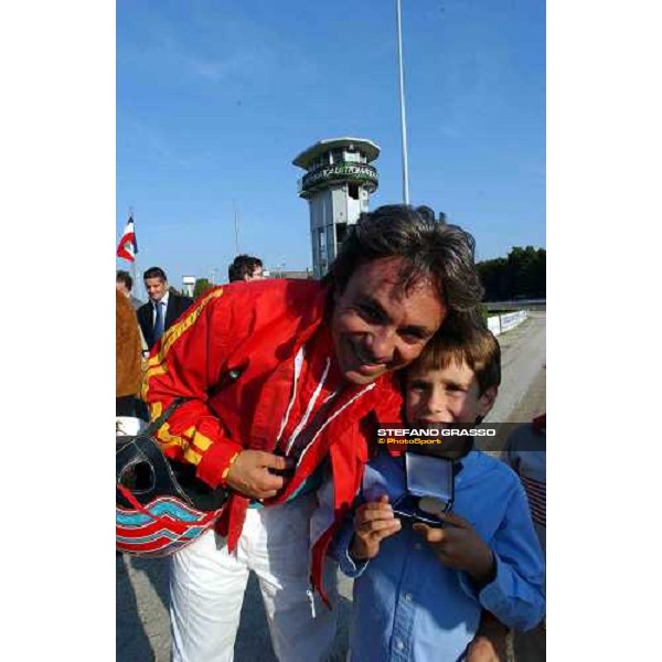 Pippo Gubellini and son Edoardo Bologna, 19th september 2004 ph. Stefano Grasso