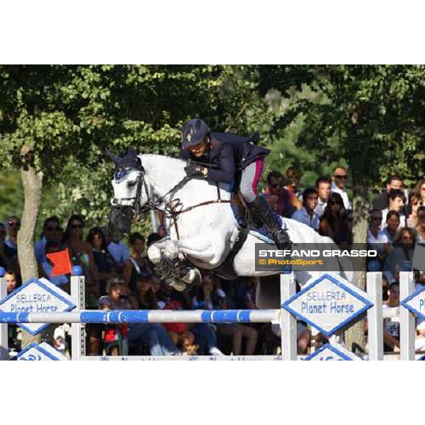 Paolo Pomponi and Quito at the Italian showjumping Championship 2010 Manerbio (BS), 29th august 2010 ph. Stefano Grasso