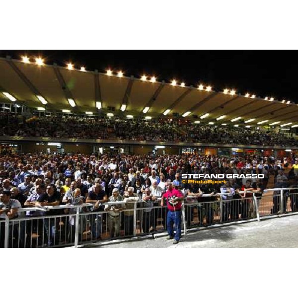 a view of the grandstand of Ippodromo del Savio Cesena, 4th sept. 2010 ph.Stefano Grasso