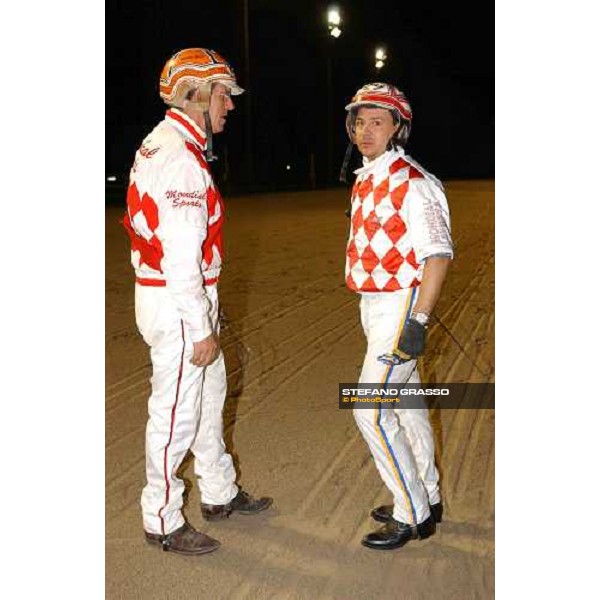 Hennie Grift and Giampaolo Minnucci Treviso, Sant Artemio racetrack 19th september 2004 ph. Stefano Grasso
