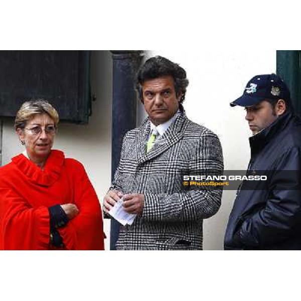 Franca Vittadini, Bruno Grizzetti and Stefano Pugliese Milan - San Siro racetrack, 17th oct. 2010 ph. Stefano Grasso