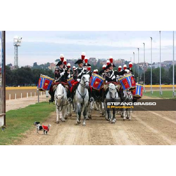 77° Derby Italiano del Trotto Fanfara a Cavallo del Reggimento Carabinieri a Cavallo Rome, 10th october 2004 ph. Stefano Grasso