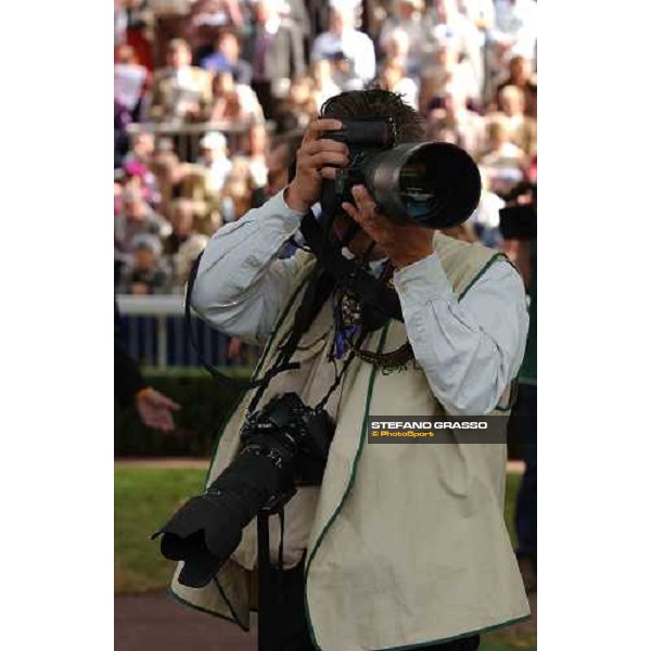 Jean Charles Briens, french professional photographer Paris Longchamp, 3rd october 2004 ph. Stefano Grasso