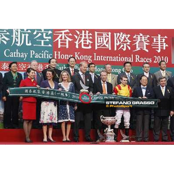 Ryan Moore on Snow Fairy wins the Cathay Pacific Hong Kong Cup Hong Kong- Sha Tin, 12th dec. 2010 ph. Stefano Grasso