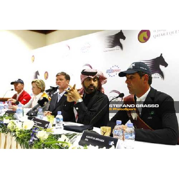 Press conference of the 1st leg of the Global Champions Tour at Doha Doha, 19th march 2011 ph.Stefano Grasso/GlobalChampionsTour