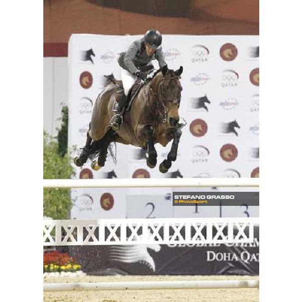 Meredith Michaels Beerbaum with Shutterfly is third in the 1st leg of the Global Champions Tour at Doha Doha, 19th march 2011 ph.Stefano Grasso/GlobalChampionsTour