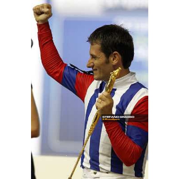 Mirco Demuro on Victoire Pisa wins the Dubai World Cup 2011 Dubai - Meydan, 26th march 2011 ph.Stefano Grasso