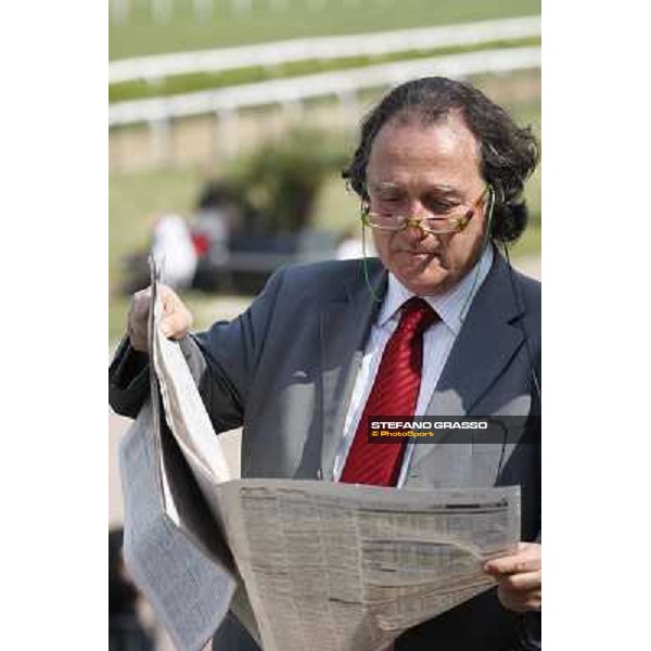 a day at the races - the trainer Riccardi Menichetti Rome - Capannelle racetrack, 10th april 2011 ph.Stefano Grasso