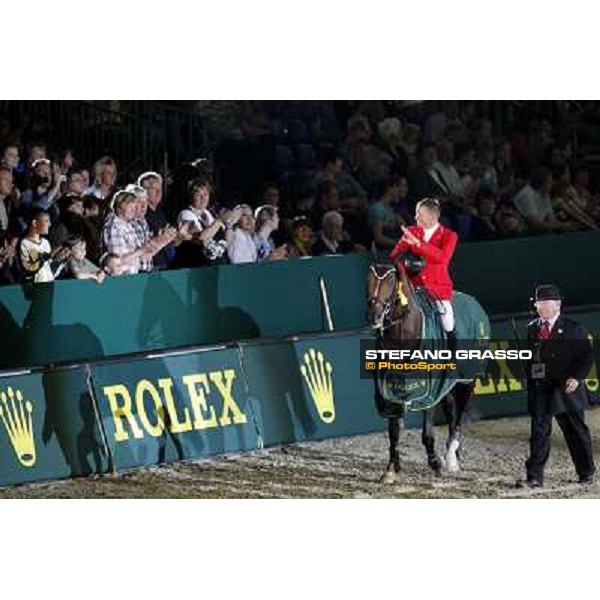 Eric Lamaze on Hickstead wins the 2nd qualifier for the World Cup Final Rolex FEi World Cup Final Jumping Leipzig, 29th april 2011 ph.Stefano Grasso